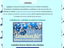 Tablet Screenshot of luftballons-info.biz